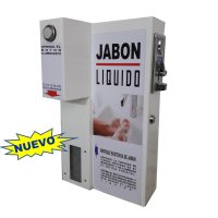 Despachadora DUAL de GEL ANTIBACTERIAL / JABON LIQUIDO MIXTA (VENDEDORA Y GRATIS)
